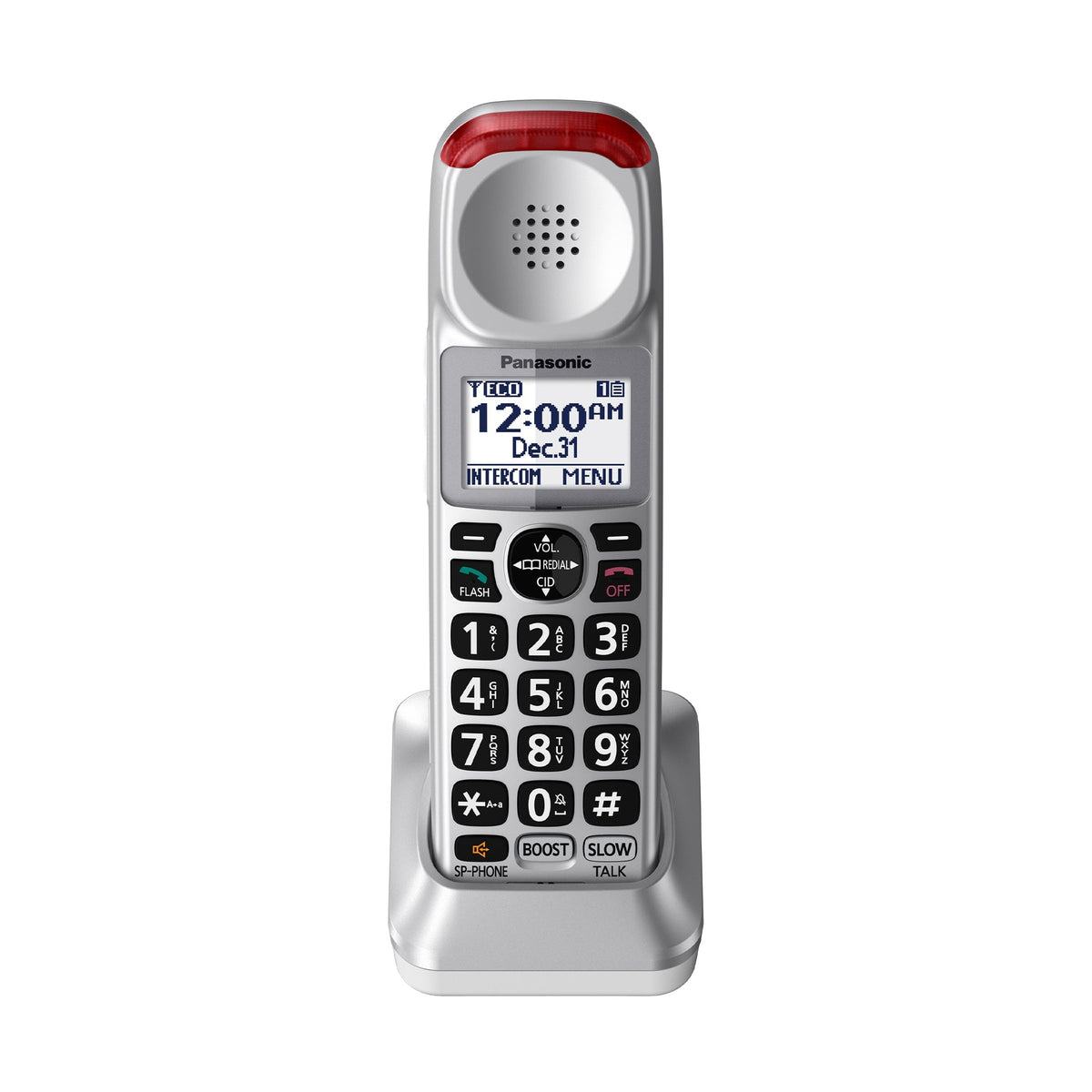Panasonic - Amplified Cordless Phone Handset Accessory- TGMA45 - Silver