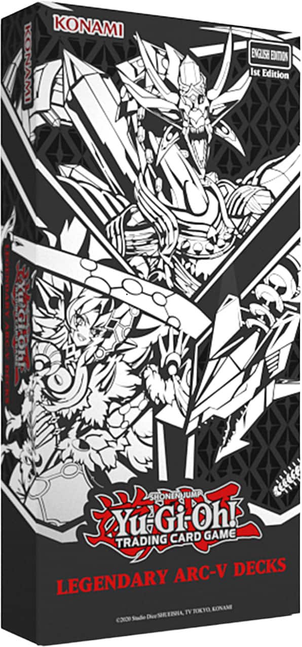 KONAMI  
KONAMI  
ENGLISH EDITION  
1st Edition  
SHONENJUMP  
Yu-Gi-Oh!  
Yu-Gi-Oh! TRADING CARD GAME  
LEGENDARY ARC-V DECKS  
©2015 Studio DEEN, TV TOKYO, KONAMI