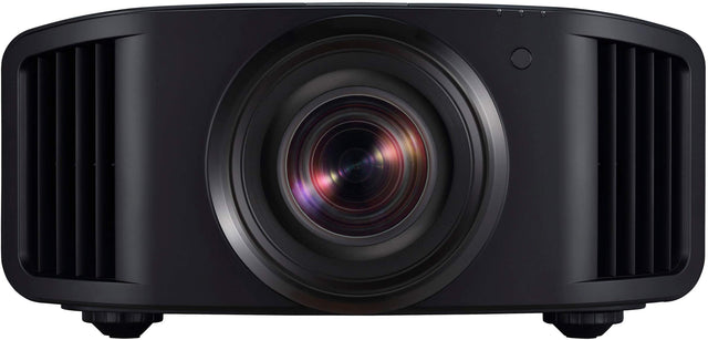 Front. JVC - JVC DLA-NZ9 D-ILA Laser Projector, 3000 Lumen,100K:1 Native Contrast, 8K/60P, 4K/120P HDMI Inputs, 100 mm All Glass Lens - Black.