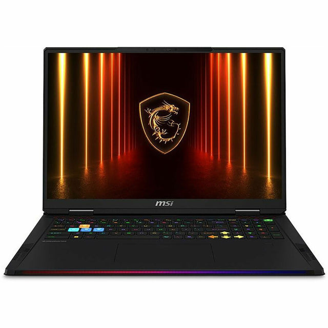 Angle. MSI - 18" Gaming Laptop 3840 x 2400 () - Intel Core Ultra 9 285HX with 64GB Memory - GeForce RTX 5090 - 2 TB SSD - Core Black, Black.