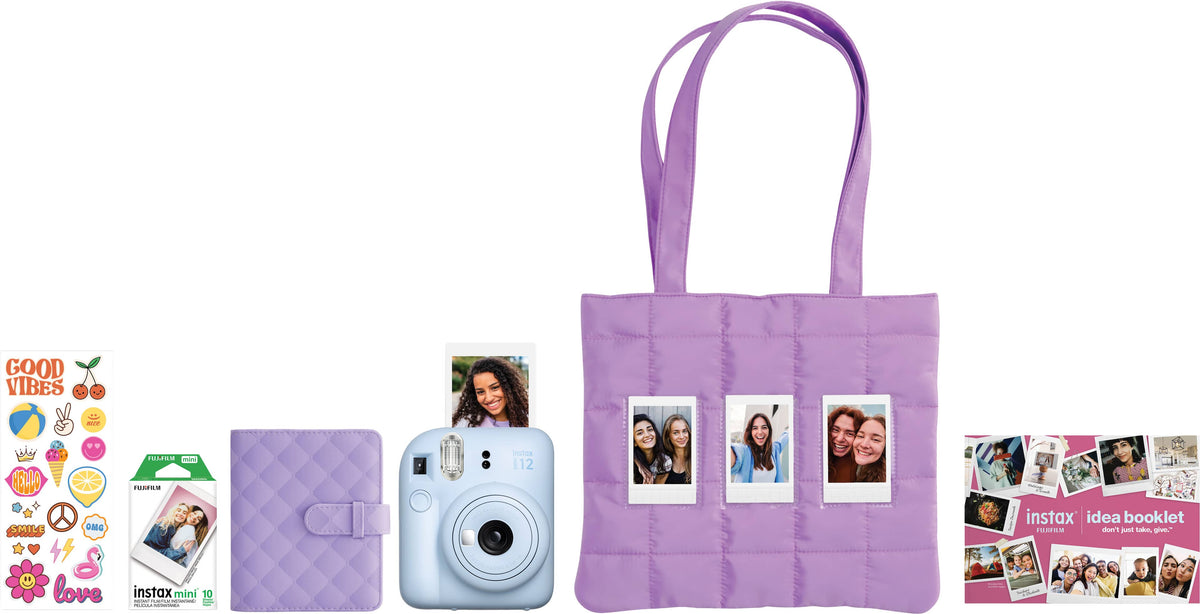 Fujifilm - instax mini 12 Bundle 2025 - Pastel Blue