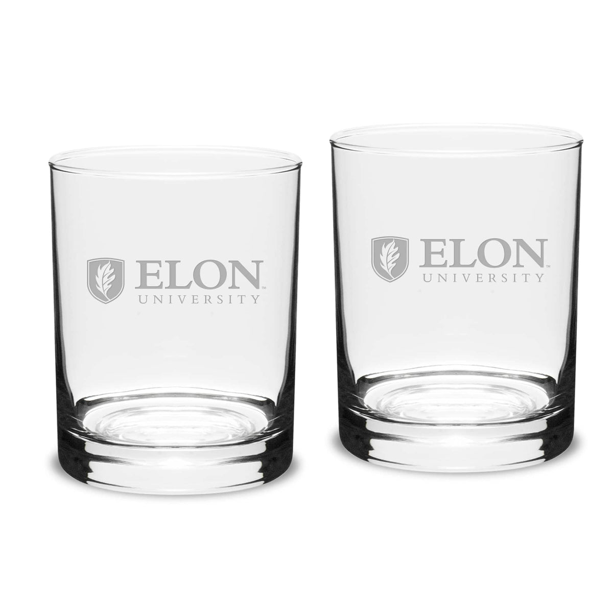 Jardine - Elon Phoenix 14oz. 2-Piece Classic Double Old Fashioned Glass Set - Multicolor