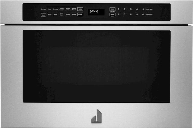 Front. JennAir - RISE 1.2 Cu. Ft. Drawer Microwave with Sensor Cooking - Stainless Steel.