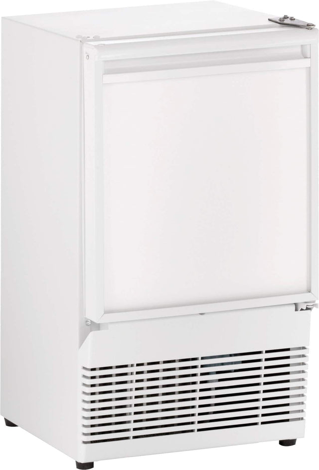 Angle. U-Line - U-Line 14"W. Freestanding/Built-In 23lb. Daily Produciton Crescent Ice Maker - White.