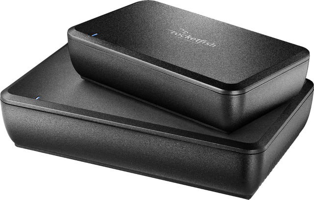 Front. Rocketfish™ - Wireless Rear Speaker Kit - Black.