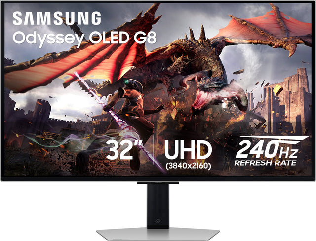 SAMSUNG Odyssey OLED G8 32" UHD 240Hz REFRESH RATE (3840x2160)