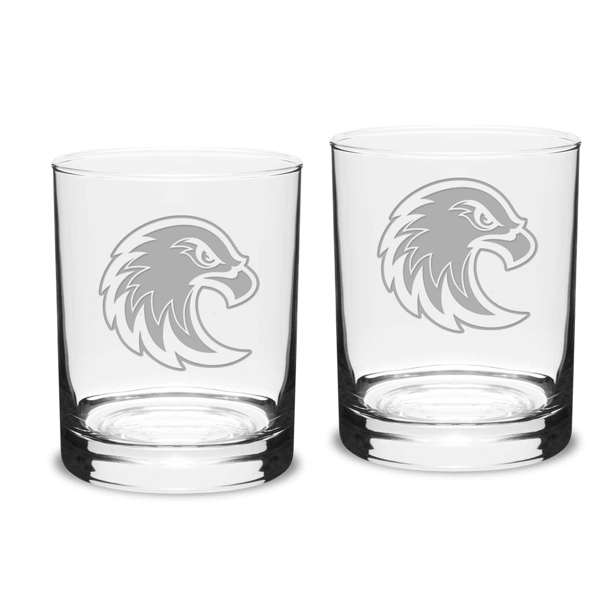 Jardine - Augsburg University 14oz. 2-Piece Classic Double Old-Fashioned Glass Set - Multicolor