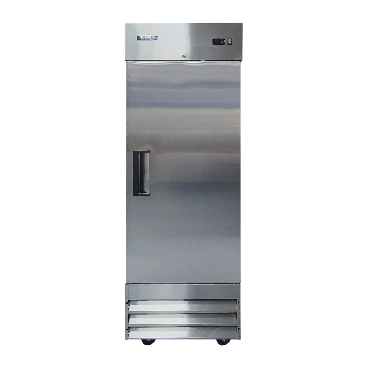 Magic Chef - Commercial 29 in. 19 cu. ft. Single Door Refrigerator - Stainless Steel
