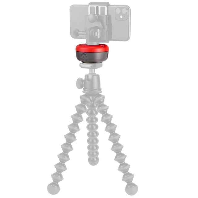Front. JOBY - JOBY Spin Bluetooth Electronic Head, Motion Control, Motorized Mobile Phone Panning Base, Video Panoramic, Tripod Mount,.
