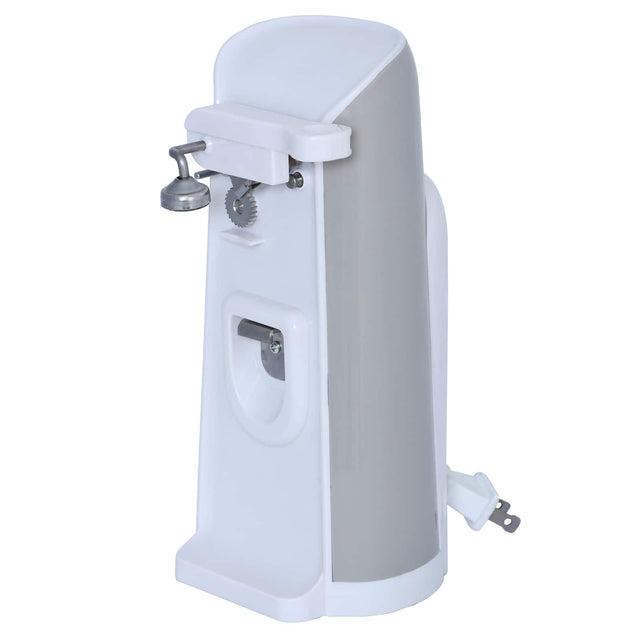 Front. Brentwood - Brentwood Extra Tall Electric Can Opener in White.