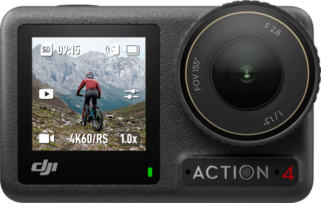 Angle. DJI - Osmo Action 4 4K Action Camera Standard Bundle - Gray.