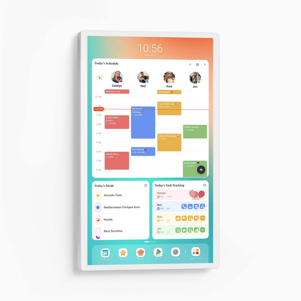 Cozyla - Digital 32" Calendar+2 4K - White