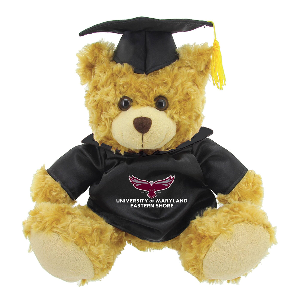 Jardine - /Brown Maryland Eastern Shore Hawks 12'' Graduation Plush Bear - Black