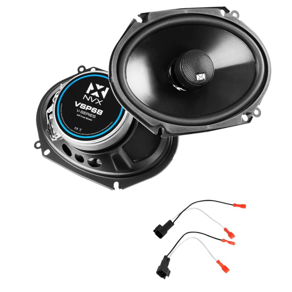 NVX - 1999-2008 Ford F-150 - 6x8" V-Series Rear Speaker Upgrade Kit - Black