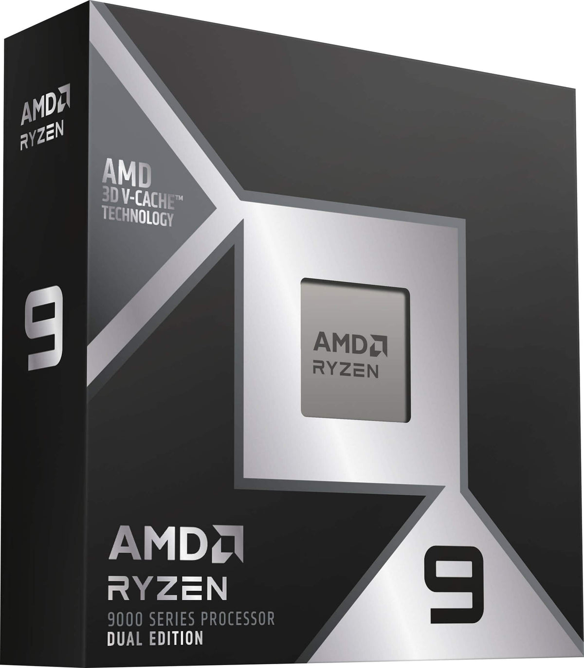 AMD - Ryzen 9 9950X3D2 Dual Edition 16-Core - 32-Thread 4.3GHz (5.6GHz Boost) Socket AM5 PCI Express 5.0 Desktop Processor - Silver