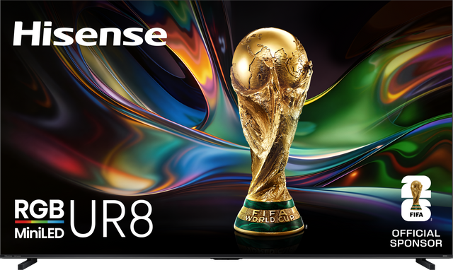 Hisense RGB UR8 MiniLED - FIFA WORLD CUP OFFICIAL SPONSOR