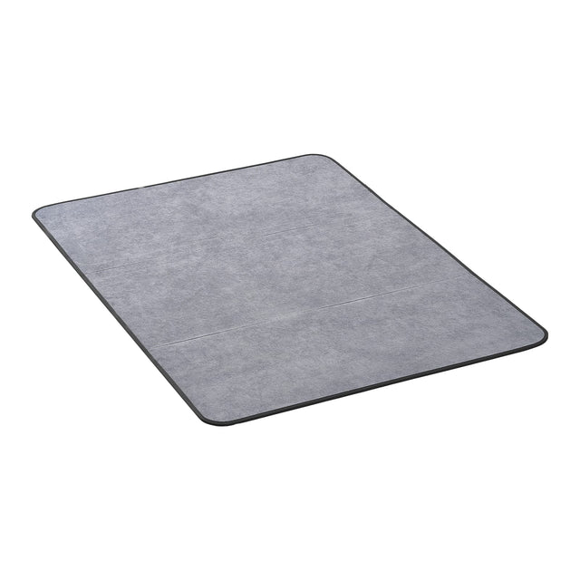Front. VEVOR - Chair Mat, 36 x 48-inch Office Chair Mat for Hard Floors, Floor Protector for Rolling Chairs, Corduroy Surface, Non-Slip - Grey.