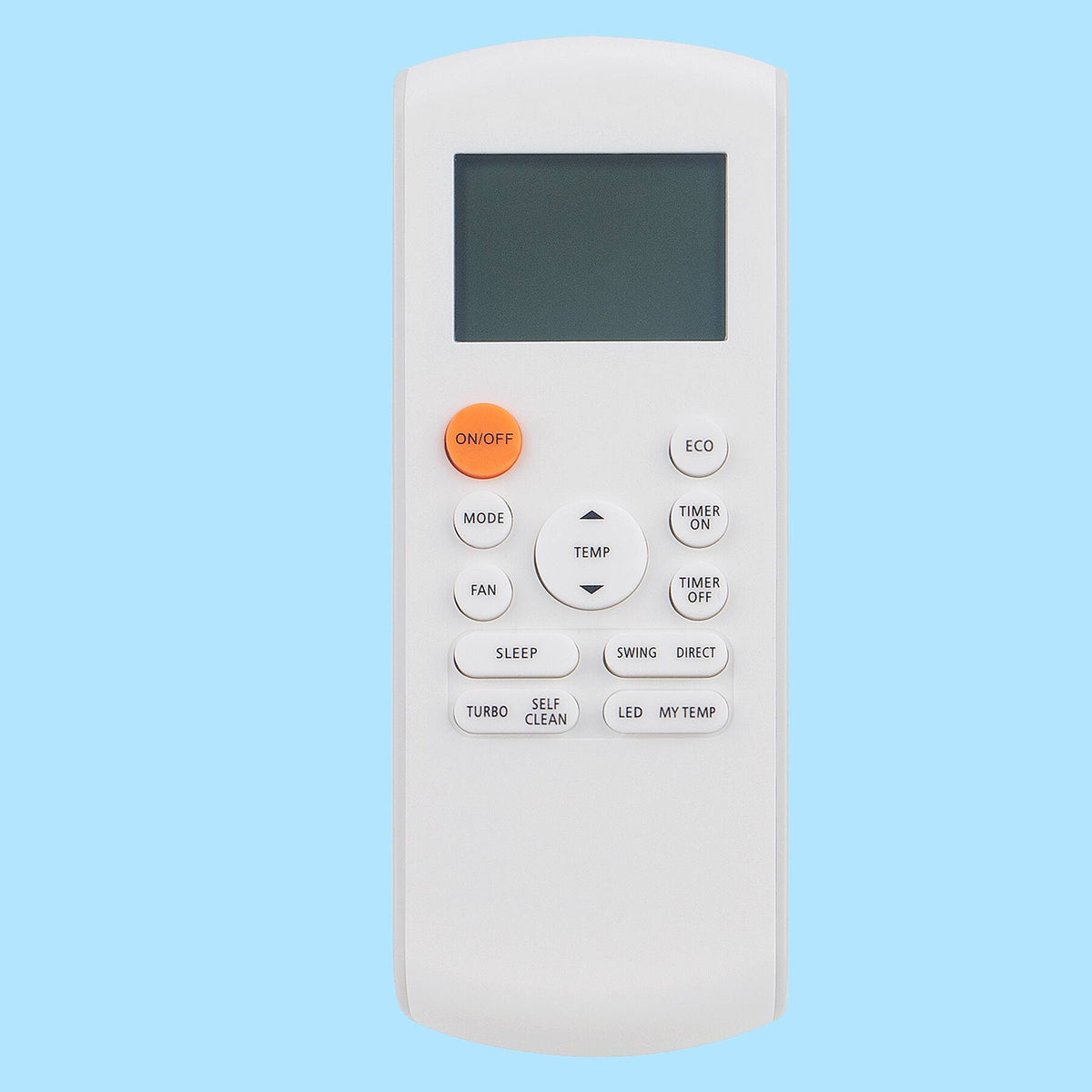 ALLIMITY - RG57A7/BGEF Replacement Remote, Fit for Midea Air Conditioner RG57/BGE RG57A/BGE RG57D/BGE RG57B/BGE RG57B2/BGE RG57A6/B - Black