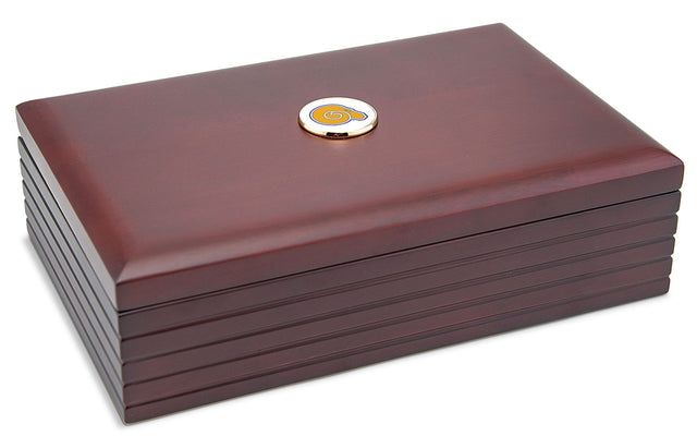 Front. Jardine - Albany State Golden Rams 6'' x 9'' Rosewood Desk Box - Brown.