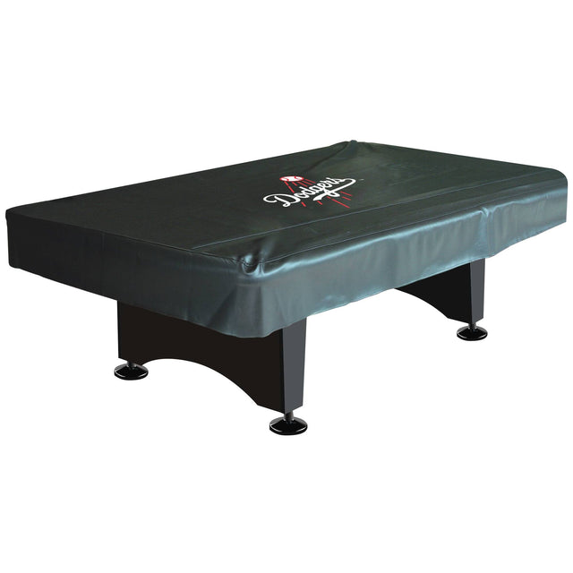 Front. Imperial - Los Angeles Dodgers 8' Deluxe Pool Table Cover - Multicolor.