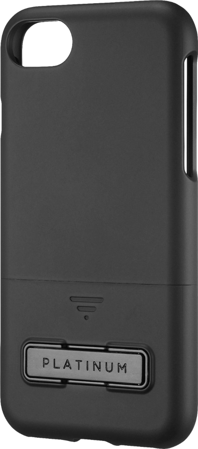 Front. Platinum™ - Case for Apple® iPhone® 7 and 8 - Black.