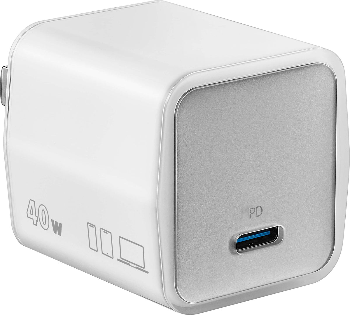 Insignia™ - 40W USB-C Port Wall Charger - White