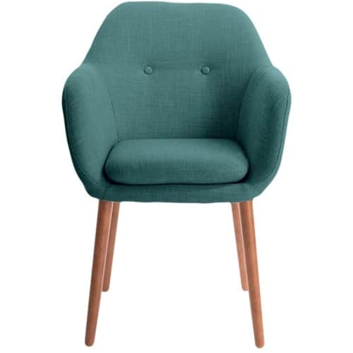 Elle Decor - Elle Décor Mid-Century Modern Armchair - French Turquoise