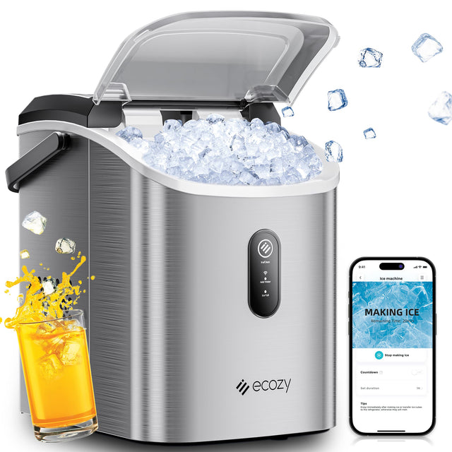 ice machine . an MAKING ICE Remaining RET Time 20nd SAp making - ecozy Conracen - dutaton - Tas d