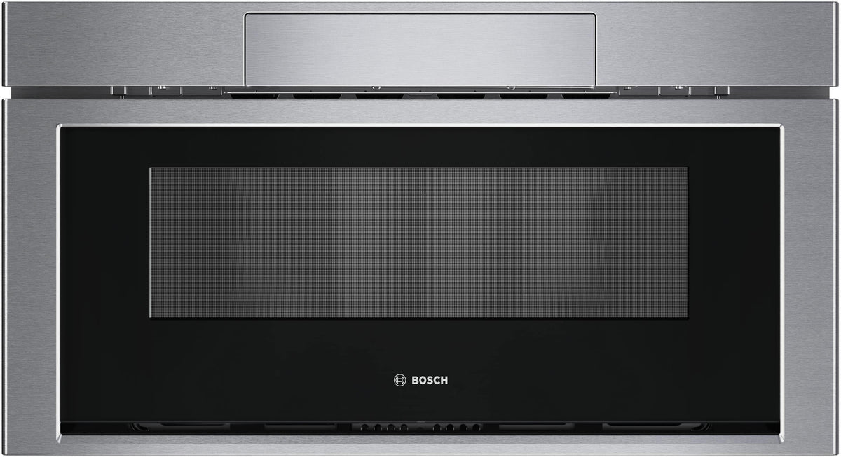 Bosch - 800 Series 1.2 Cu. Ft. Built-In Drawer Smart Microwave with Sensor Cooking - Stainless Steel
