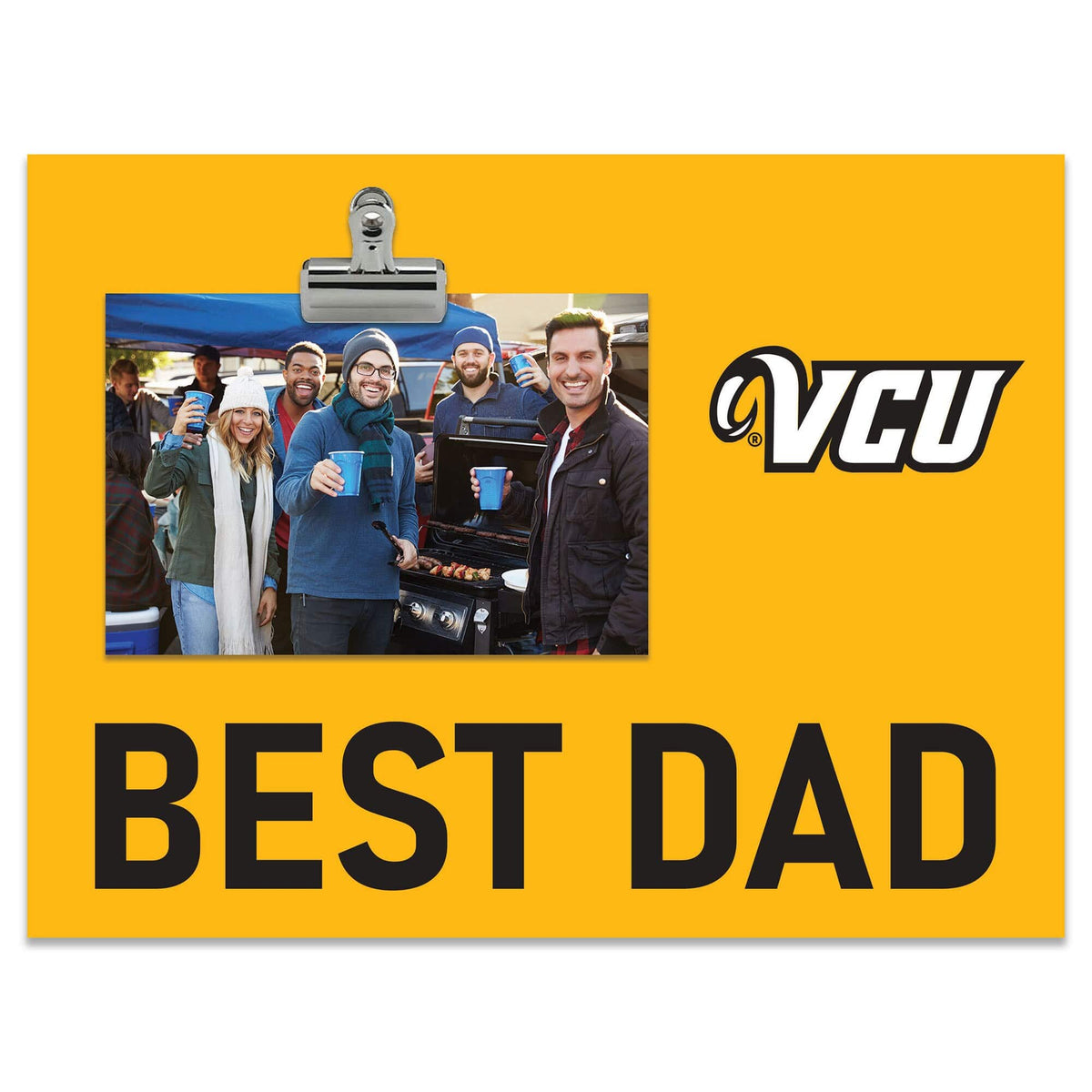 Fan Creations - VCU Rams 8" x 10.5" Briteline Best Dad Clip Frame - Multicolor