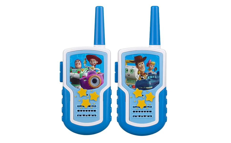 eKids - Toy Story 5 Walkie Talkies for Kids, Two Way Radios for Indoor or Outdoor Games - Blue