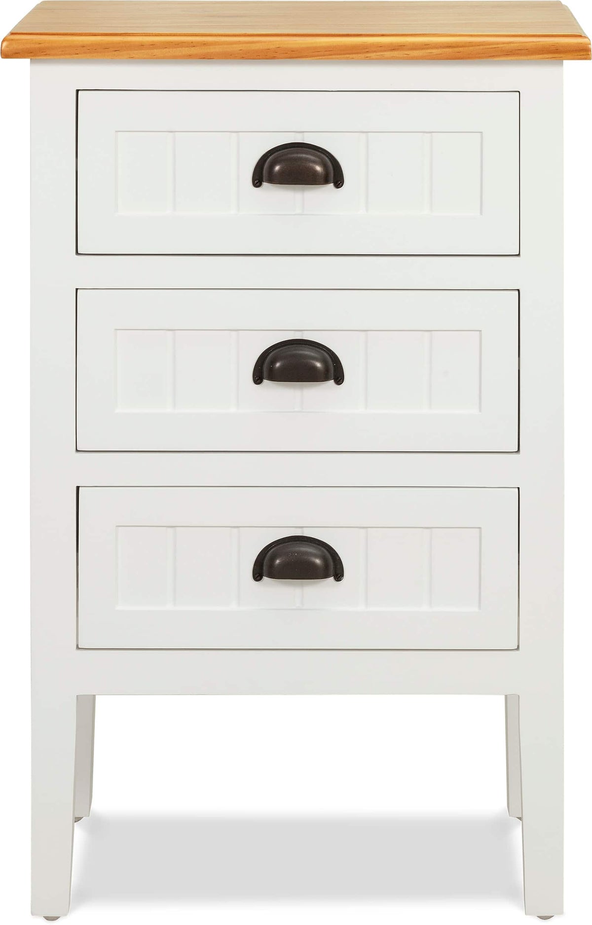 Click Decor - Martin 3-Drawer Storage Cabinet - White