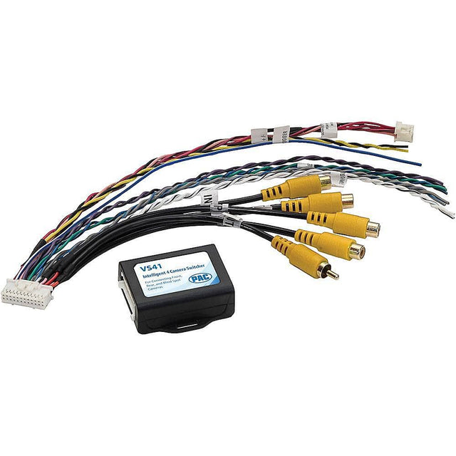 Front. PAC - Intelligent 4-Camera Switcher - Black.
