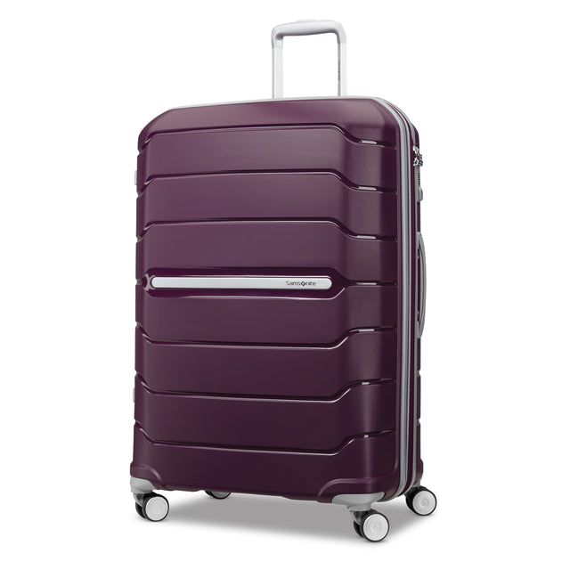 Front. Samsonite - Expandable Freeform Spinner 24" Suitcase - Amethyst Purple.