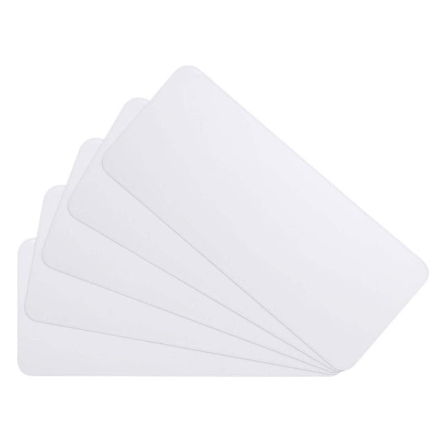 Front. Unique Bargains - 5pcs Universal Silicone Keyboard Protector Skin for 13.3"-14" Laptop Notebook, 12.5 x 5.2 Inch Ultra Thin Cover - Clear.
