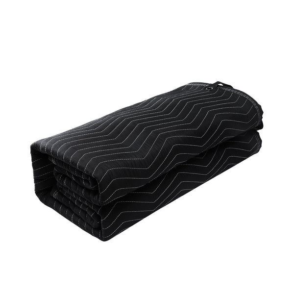 VEVOR - Sound Dampening Blanket, 96" x 80", Extra Large Studio Grommeted Blanket with Grommets, Light Blocker for Door Acoustic - Black