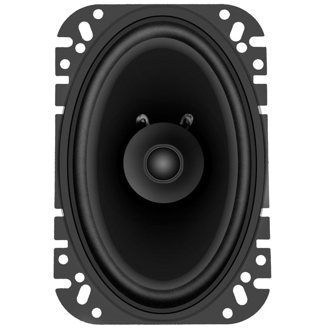 Front. SDX - 4”x6" Dual Cone OE Replacement Speaker - Black.