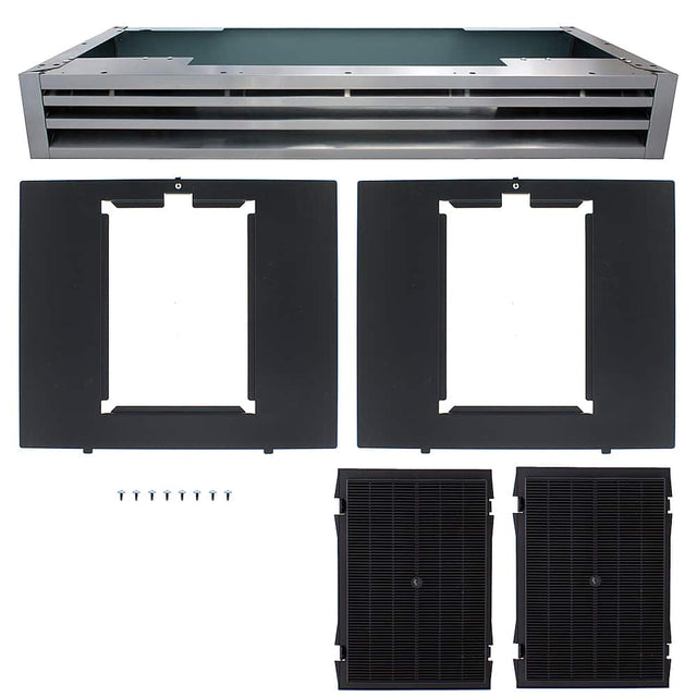 Front. Zephyr - Recirculating Kit for AK7000CS AK7300AS AK7400AS AK7500CS Range Hood - Stainless Steel.