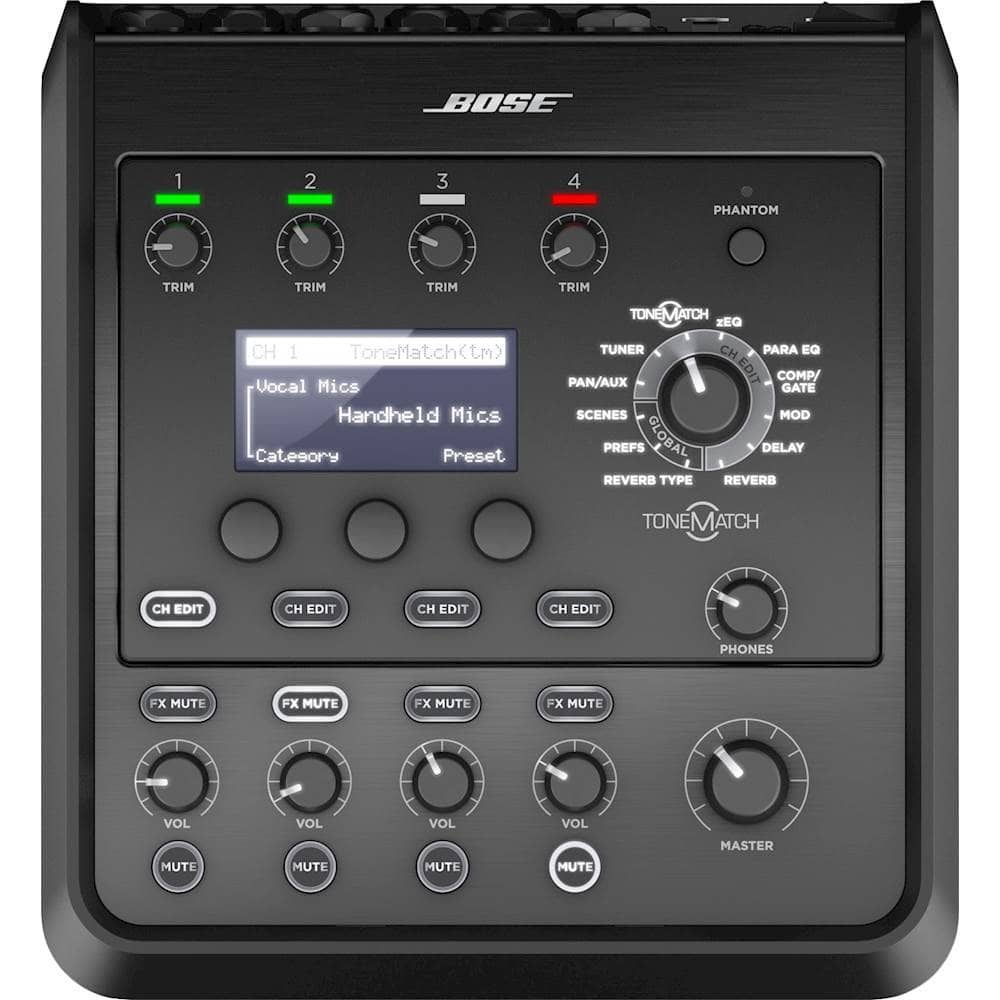 Bose - ToneMatch 4-Channel Mixer - Black