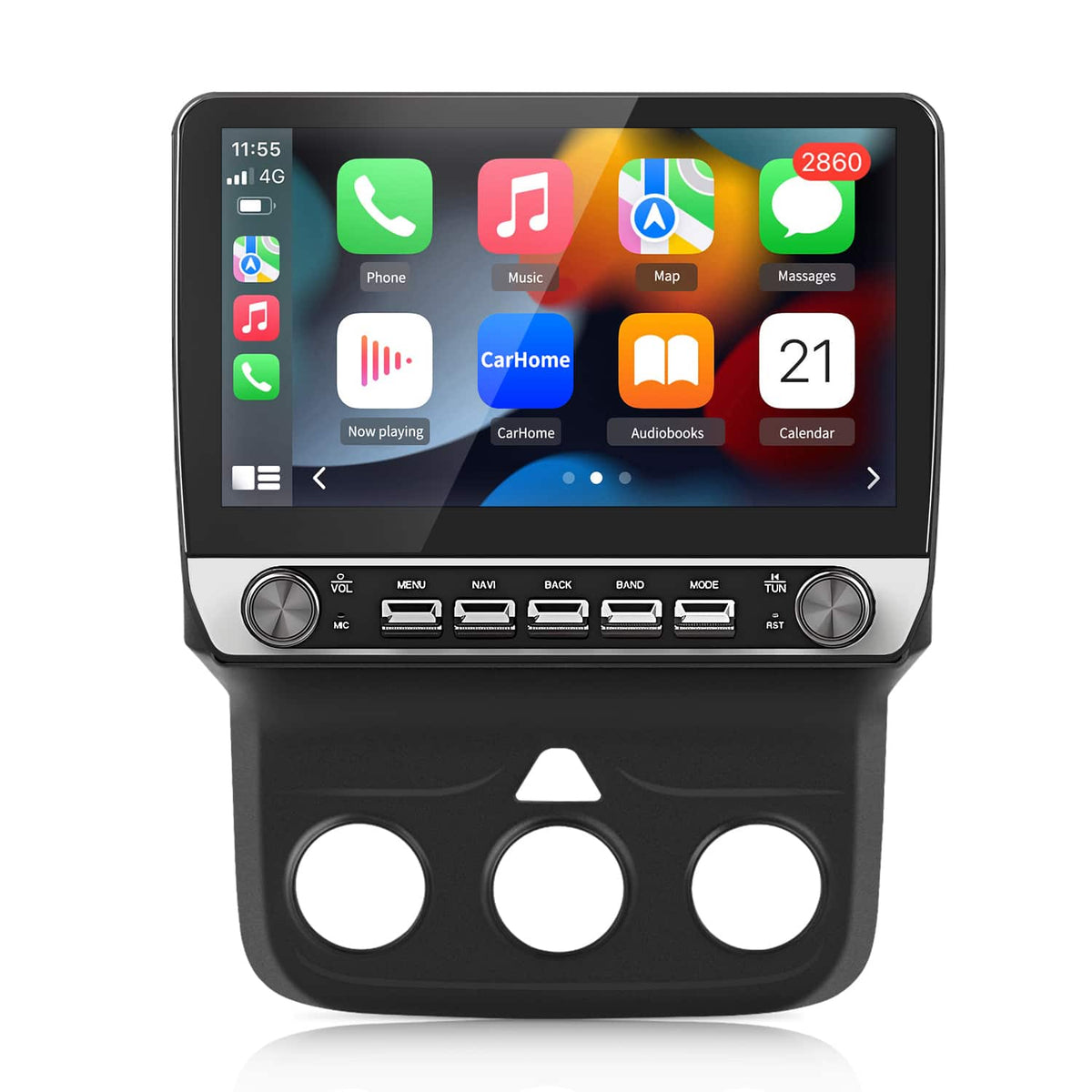 Junsun - 10.1"6+128GB 8 Core Android 15 For Dodge Ram 1500 2500 3500 2013-2018 carplay Car Stereo Radio GPS Navi SWC WIFI RDS BT - Black