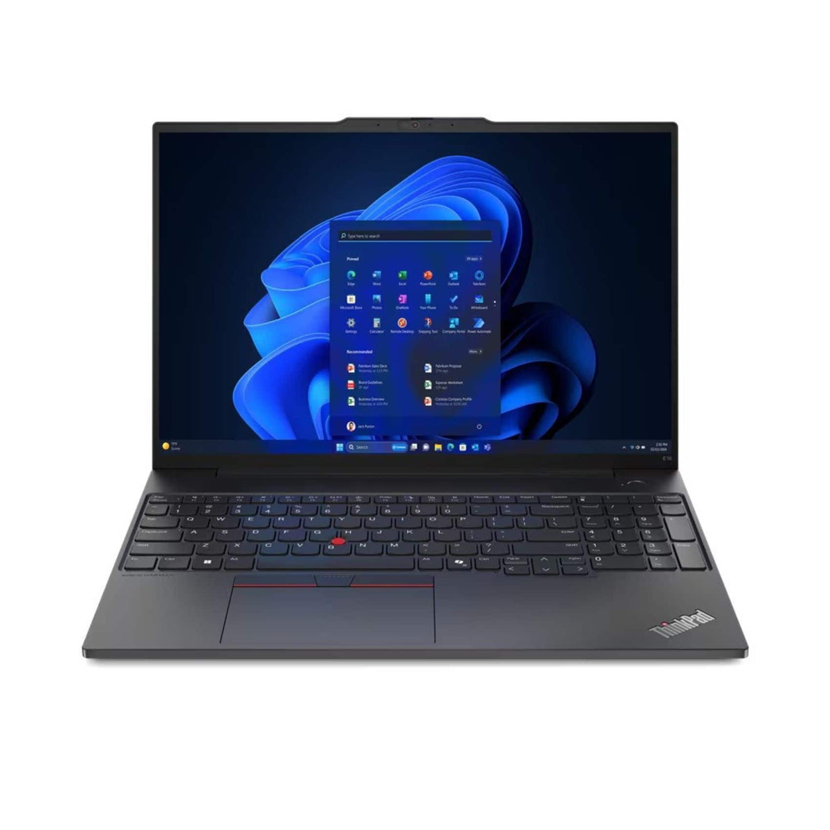 Lenovo - ThinkPad E16 Gen 2 16" Laptop - AMD Ryzen 5 7535U with 8GB Memory - 256GB SSD - Black