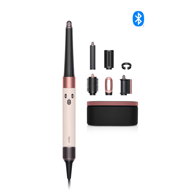 Front. Dyson - Airwrap i.d. Multi-Styler for Straight+Wavy Hair - Ceramic Pink/Rose Gold.