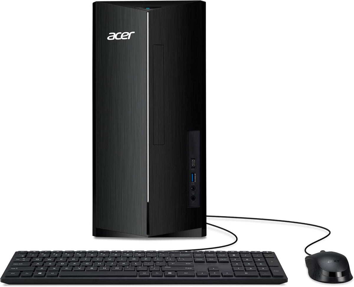Acer - Aspire TC Desktop PC - 14th Gen Intel Core i5-14400, 16GB RAM, 1TB SSD, Intel UHD Graphics, Windows 11 Pro - Black