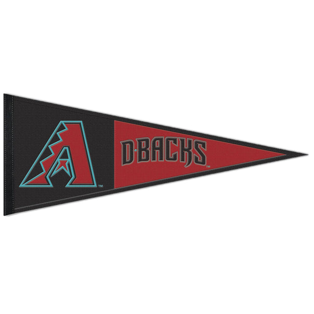 Front. WinCraft - Arizona Diamondbacks 13" x 32" Wool Pennant - Multicolor.