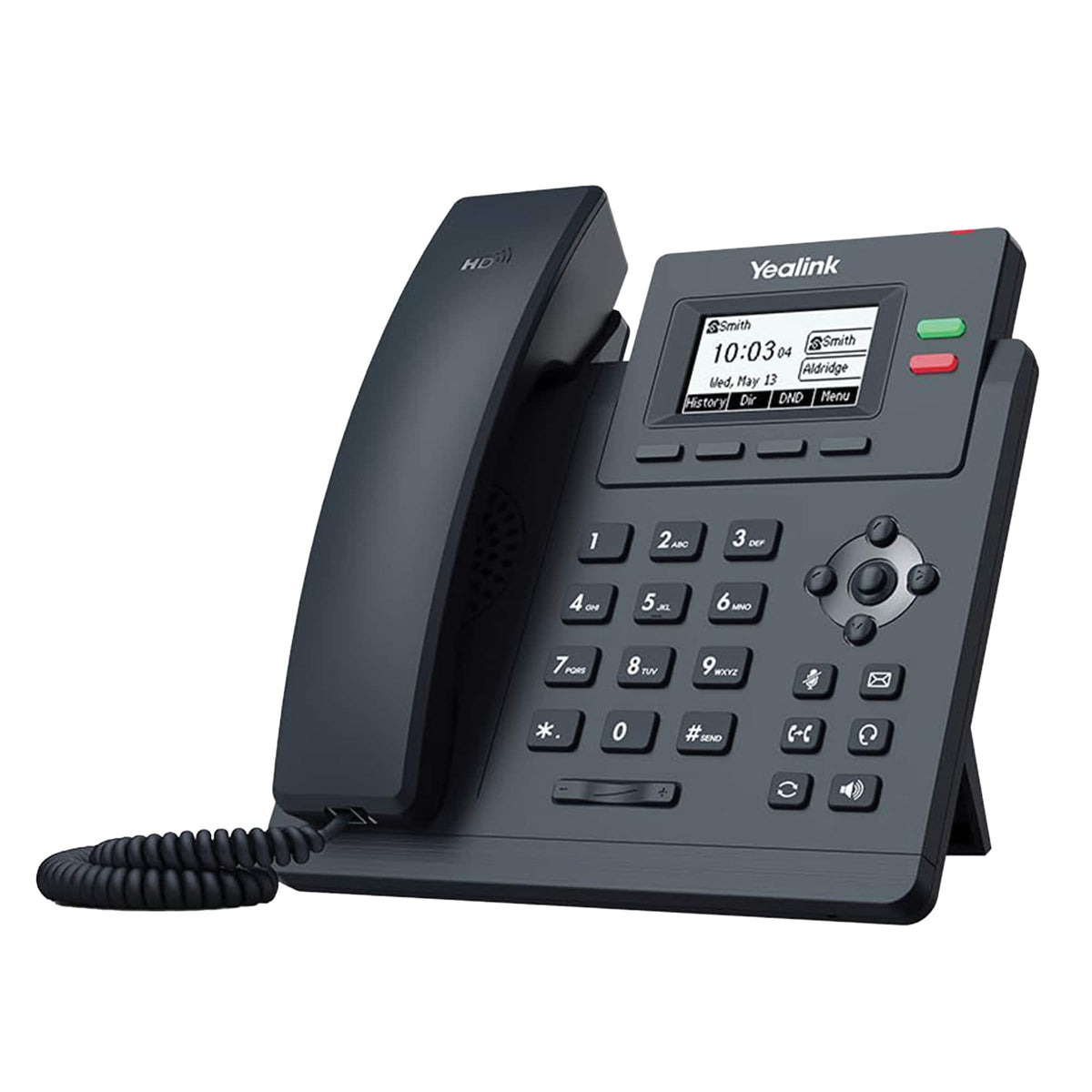 Ooma - Yealink T31W Wi-Fi IP Phone - Black