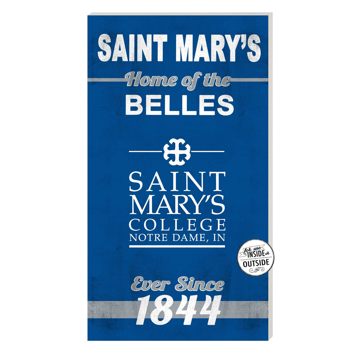 Jardine - Saint Mary's Belles 11'' x 20'' Home Of The Sign - Navy