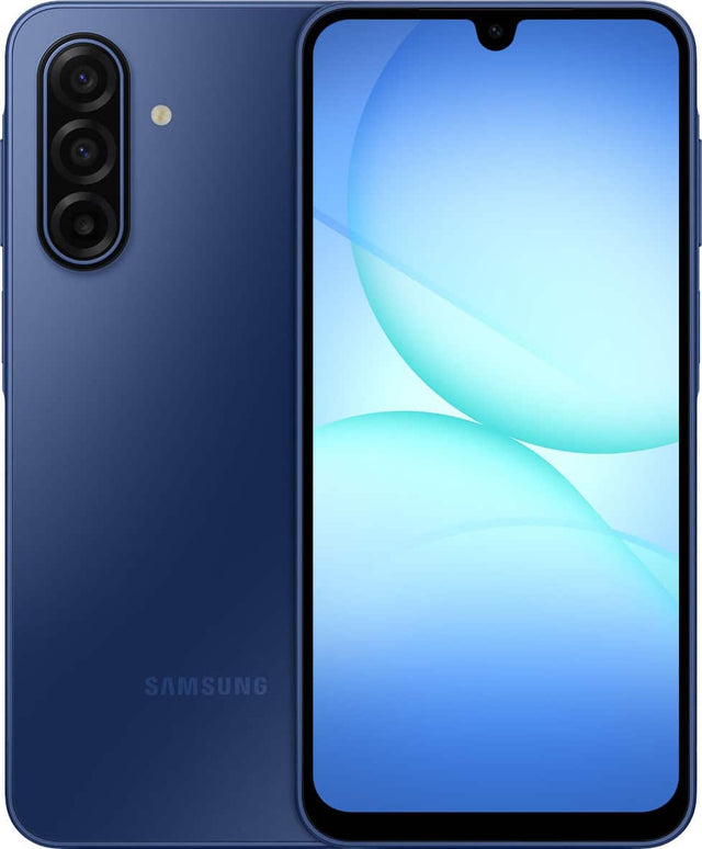 Front. Samsung - Galaxy A17 5G 128GB  (Unlocked) - Blue.