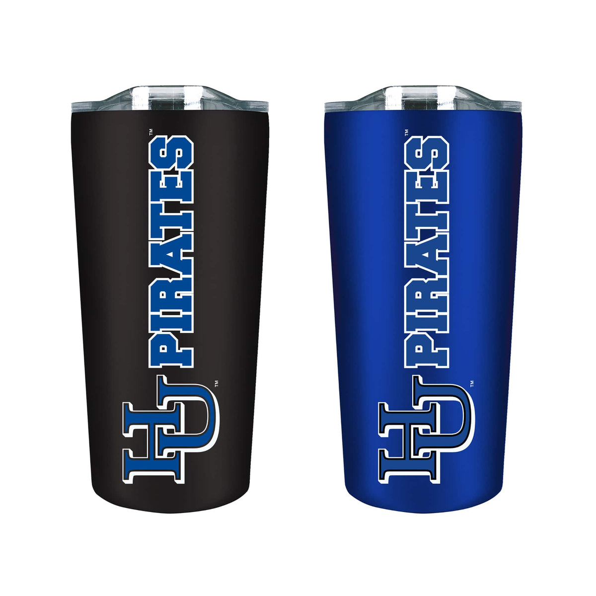 The Fanatic Group - Hampton Pirates 18oz. Soft Touch Tumbler Two-Piece Set - Multicolor