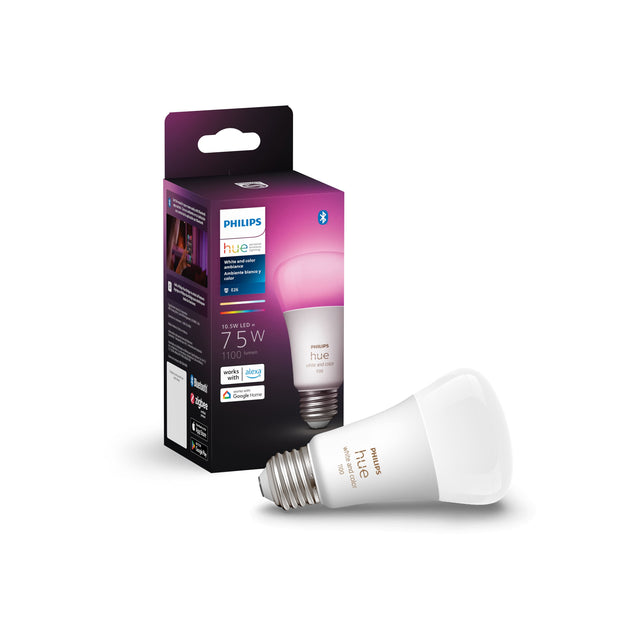 - - - T - - - - PHILIPS | hue | | a n caler - r aiame . calar  LH   - - - - - - - sW LED + 12 - W 75W 1 - Smn - 1100 works alexa with Battl - - Google Hom tre I  - - I - f PHILIPS hue uhie und - - white PHILIPS 1100 and hue color