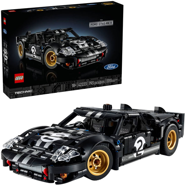 - GT40 MK I FORD 8 2  
- Ford LEGO TECHNIC.  
- 42223 793 pcs/pzs 18+  
- LEA e 1 7 FORD 2